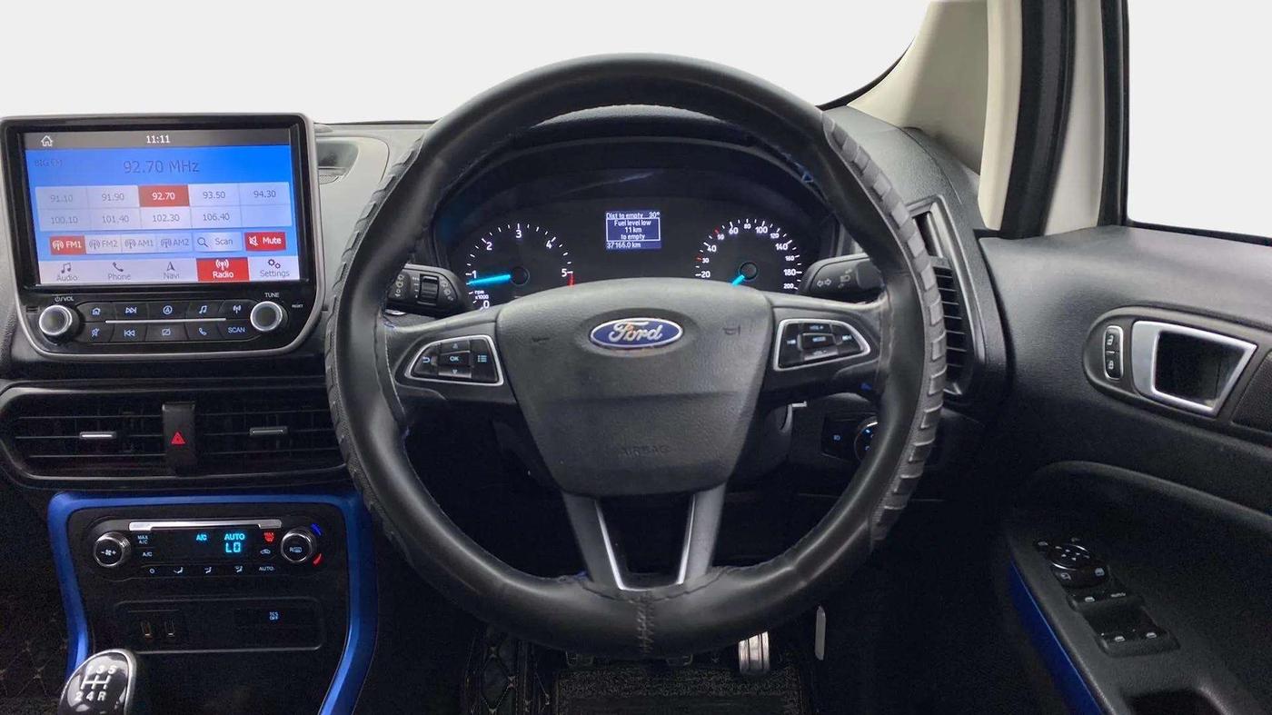 2018 Ford Ecosport TITANIUM 1.5L SIGNATURE EDITION (SUNROOF) DIESEL, Diesel, Manual, 37,215 km, Steering Wheel Close Up