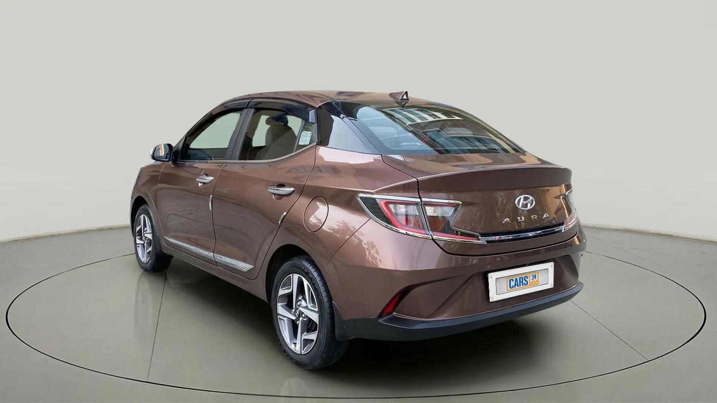 2022 Hyundai AURA SX 1.2, Petrol, Manual, 34,010 km, Left Back Diagonal