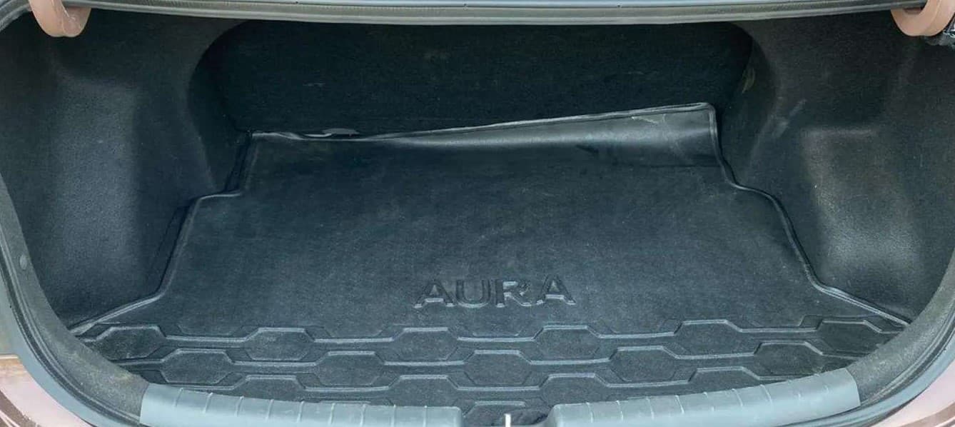 2022 Hyundai AURA SX 1.2, Petrol, Manual, 34,010 km, Boot Inside