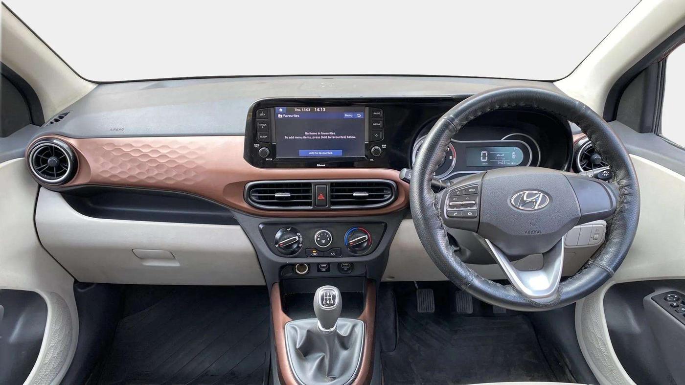 2022 Hyundai AURA SX 1.2, Petrol, Manual, 34,010 km, Dashboard