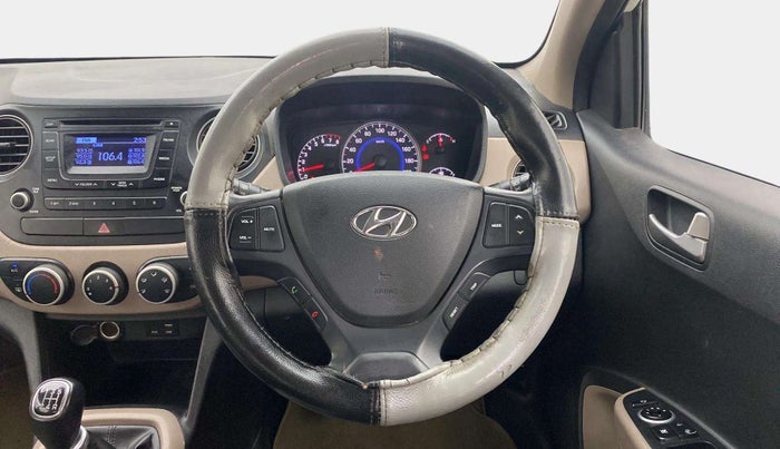 2016 Hyundai Grand i10 ASTA 1.2 KAPPA VTVT, Petrol, Manual, 98,475 km, Steering Wheel Close Up