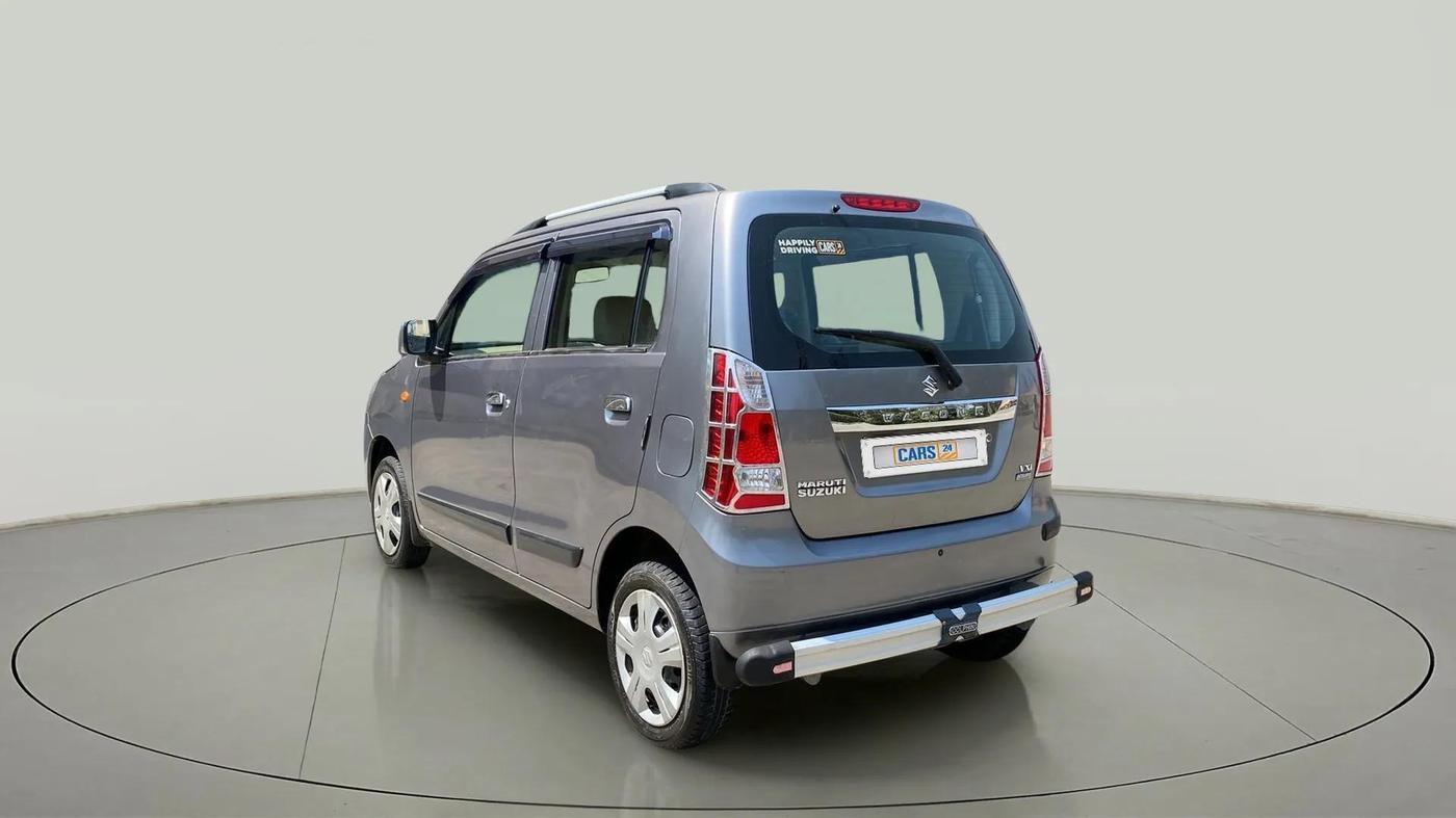 2018 Maruti Wagon R 1.0 VXI AMT, Petrol, Automatic, 8,182 km, Right Back Diagonal