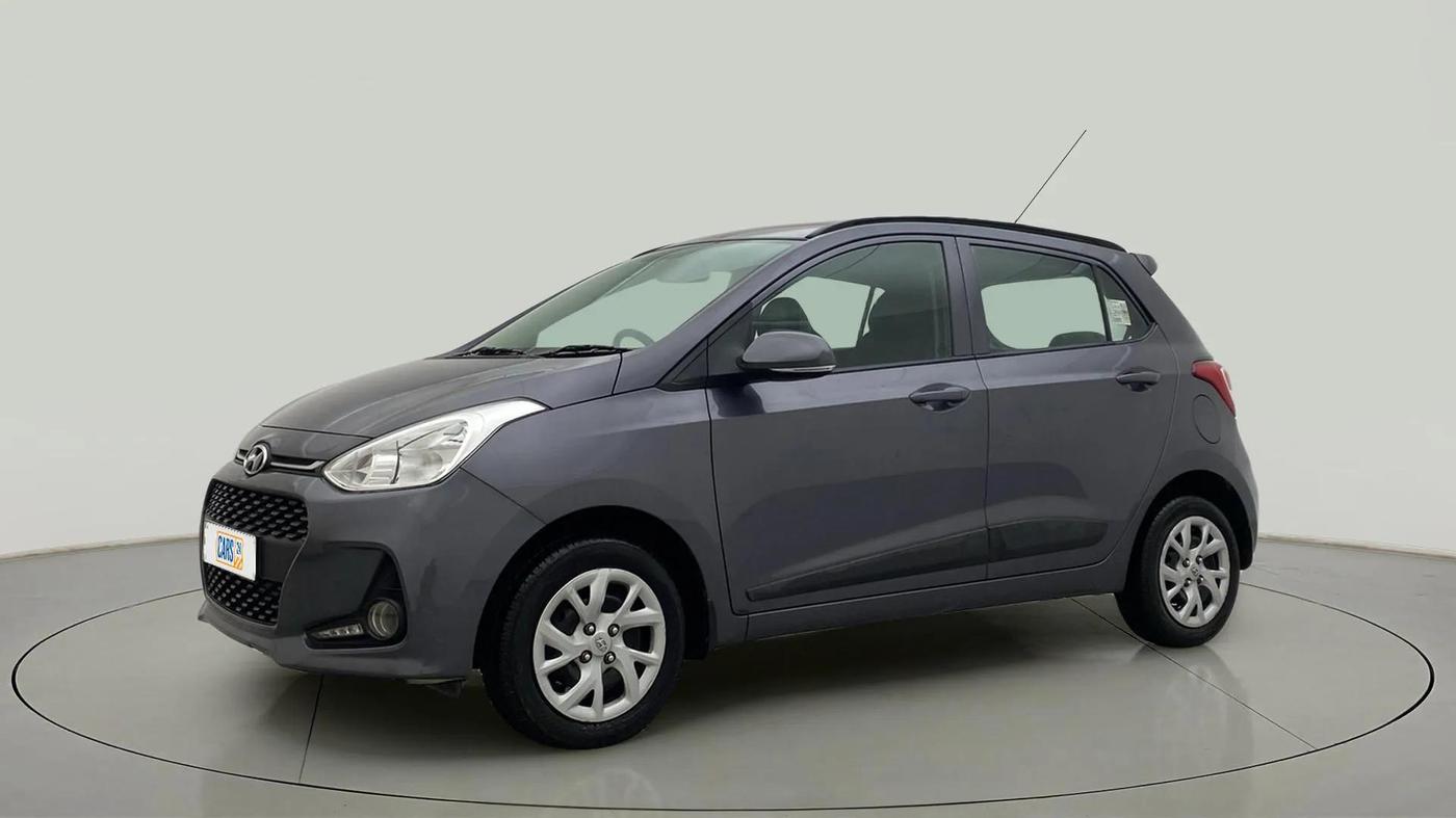 2018 Hyundai Grand i10 SPORTZ 1.2 KAPPA VTVT, Petrol, Manual, 25,904 km, Left Front Diagonal