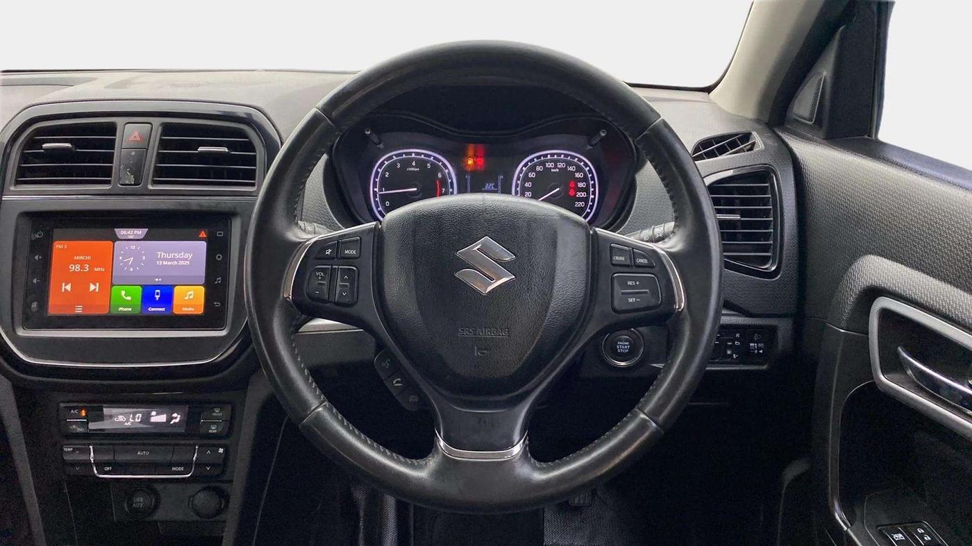 2022 Maruti Vitara Brezza ZXI PLUS, Petrol, Manual, 65,133 km, Steering Wheel Close Up