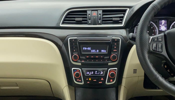 2017 Maruti Ciaz ZETA 1.4  AT PETROL, Petrol, Automatic, 59,305 km, Air Conditioner