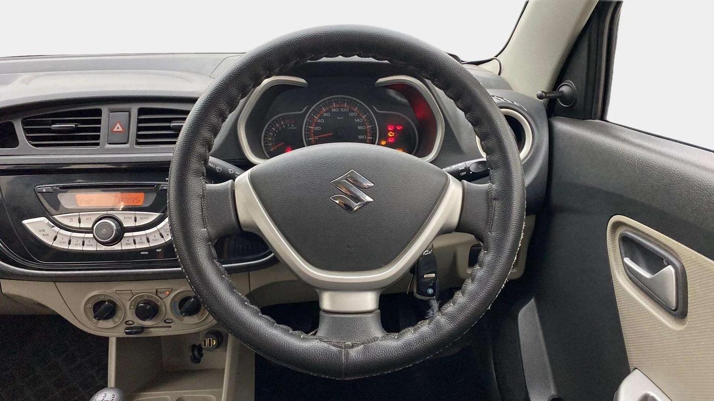 2017 Maruti Alto K10 VXI, Petrol, Manual, 26,795 km, Steering Wheel Close Up