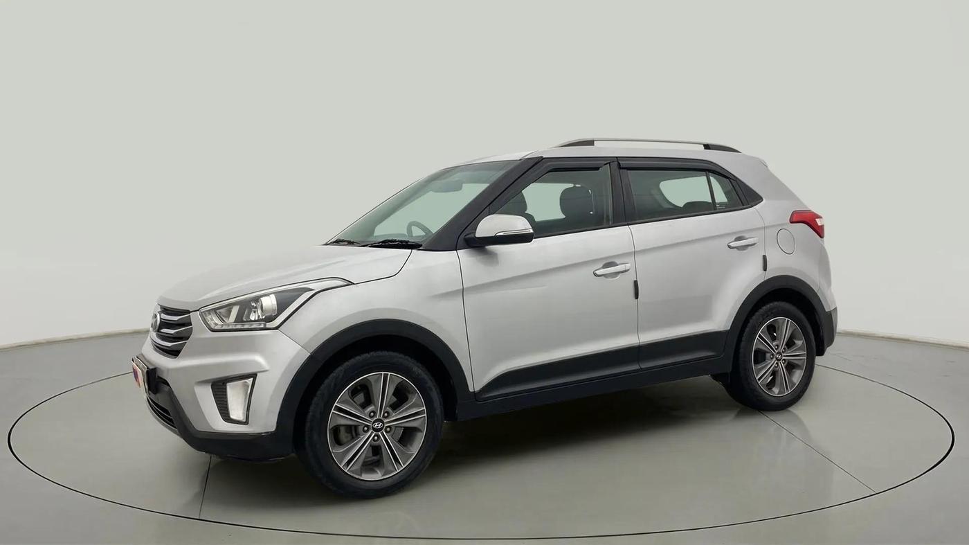 2018 Hyundai Creta SX PLUS AT 1.6 PETROL, Petrol, Automatic, 82,758 km, Left Front Diagonal