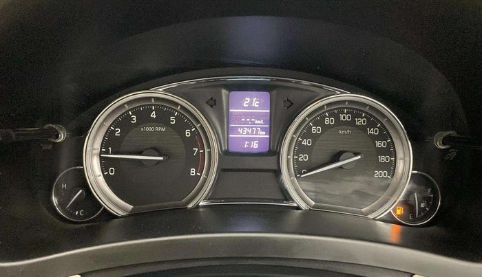 2018 Maruti Ciaz ZETA 1.4  MT PETROL, Petrol, Manual, 43,529 km, Odometer Image