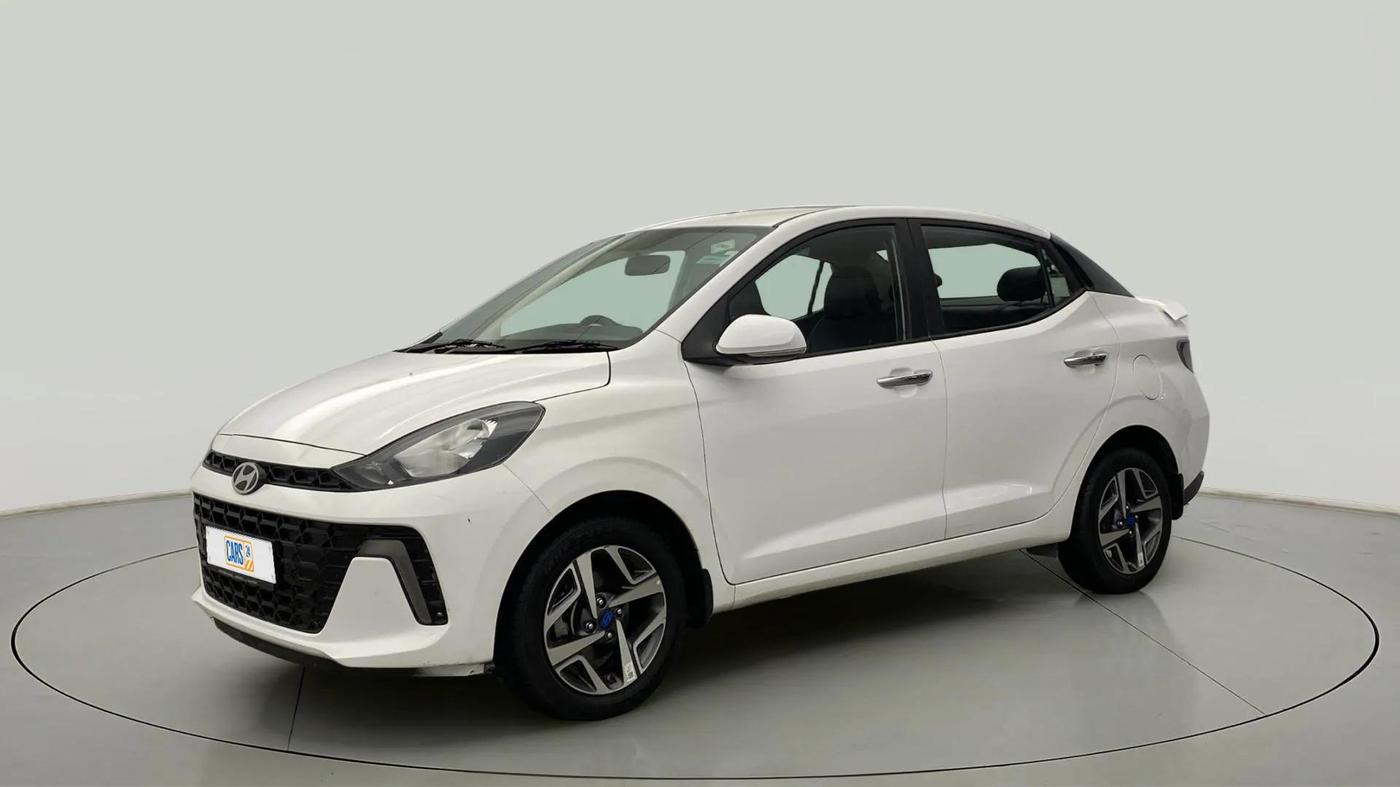 2023 Hyundai AURA SX 1.2 CNG, CNG, Manual, 42,558 km, Left Front Diagonal