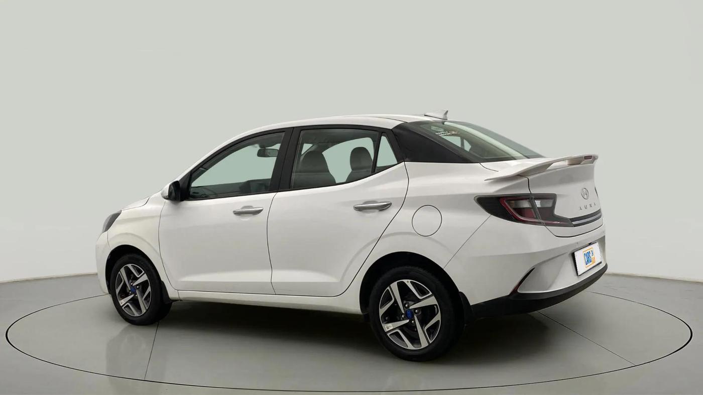 2023 Hyundai AURA SX 1.2 CNG, CNG, Manual, 42,558 km, Left Back Diagonal