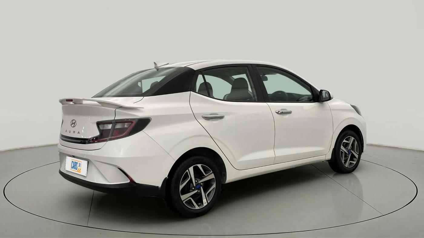 2023 Hyundai AURA SX 1.2 CNG, CNG, Manual, 42,558 km, Right Back Diagonal