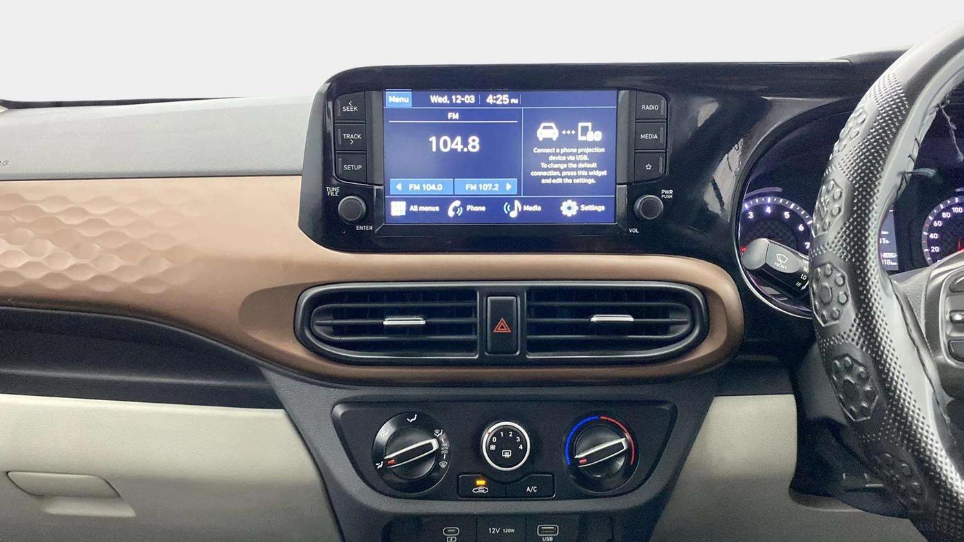 2023 Hyundai AURA SX 1.2 CNG, CNG, Manual, 42,558 km, Air Conditioner
