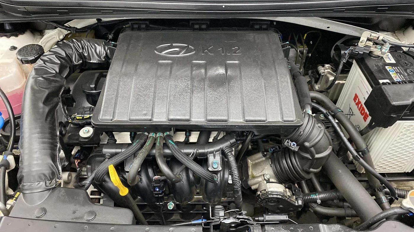 2023 Hyundai AURA SX 1.2 CNG, CNG, Manual, 42,558 km, Engine View