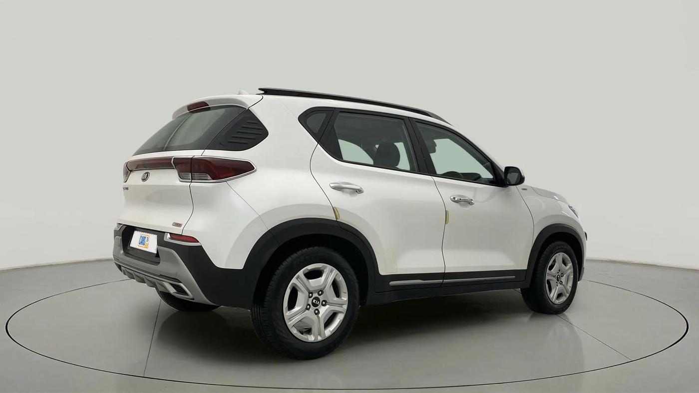 2020 KIA SONET HTX 1.0 IMT, Petrol, Manual, 88,669 km, Right Back Diagonal