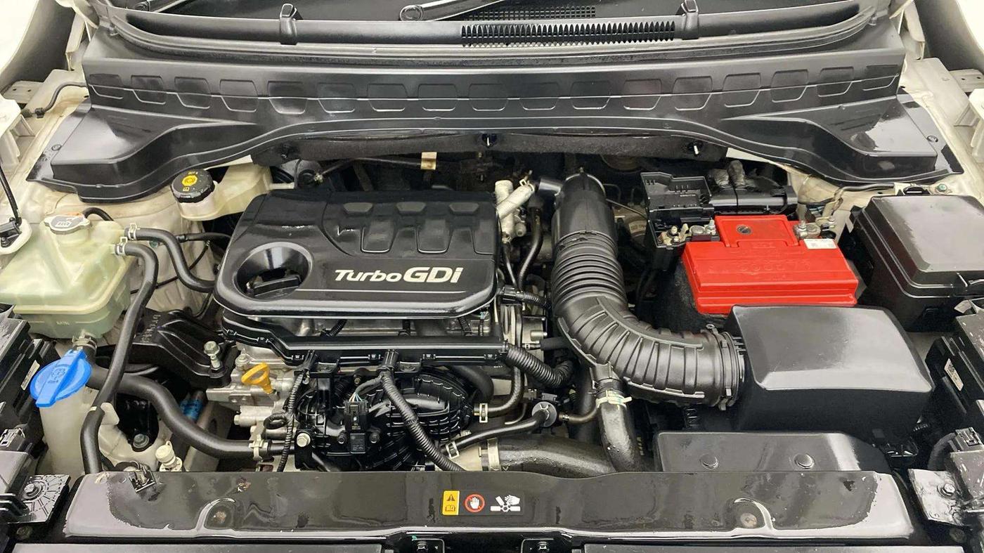 2020 KIA SONET HTX 1.0 IMT, Petrol, Manual, 88,669 km, Engine View