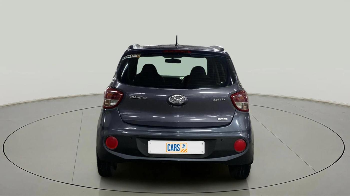 2017 Hyundai Grand i10 SPORTZ (O) AT 1.2 KAPPA VTVT, Petrol, Automatic, 46,600 km, Back/Rear