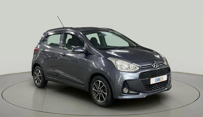2017 Hyundai Grand i10 SPORTZ (O) AT 1.2 KAPPA VTVT, Petrol, Automatic, 46,600 km, Right Front Diagonal