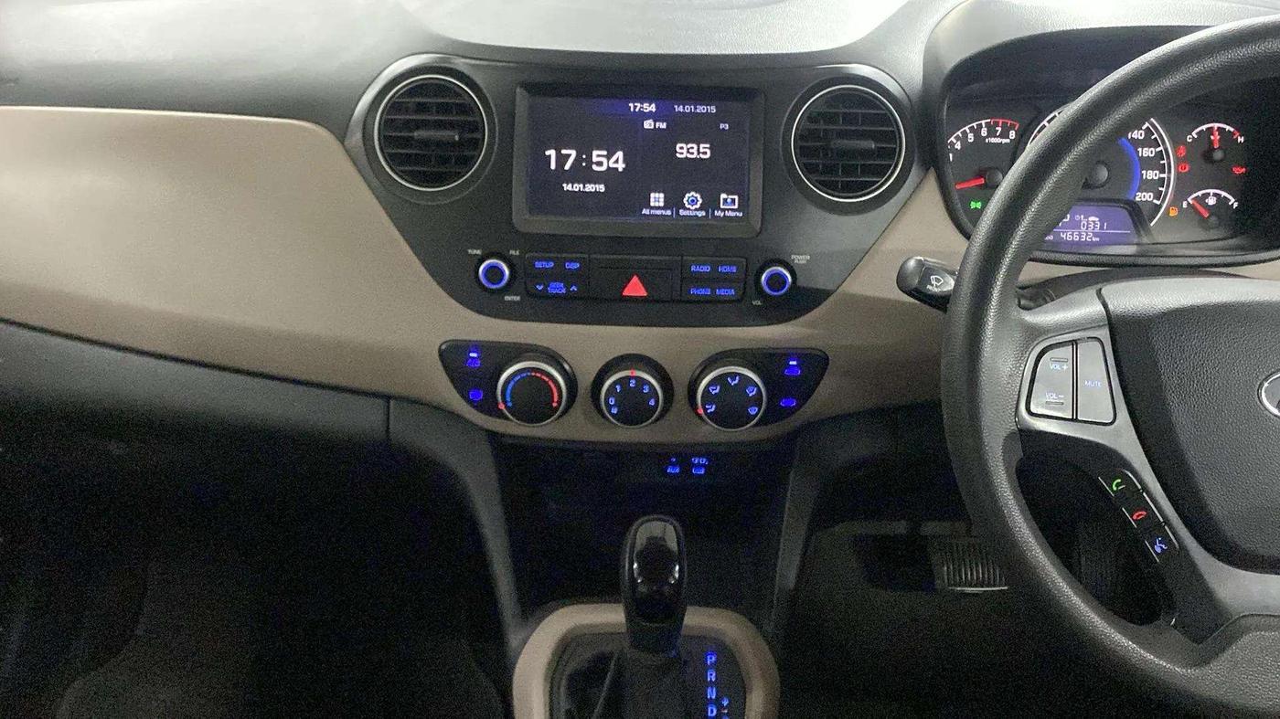 2017 Hyundai Grand i10 SPORTZ (O) AT 1.2 KAPPA VTVT, Petrol, Automatic, 46,600 km, Air Conditioner