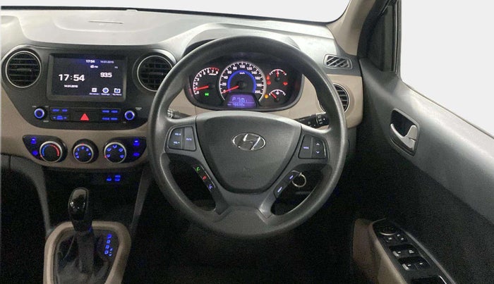2017 Hyundai Grand i10 SPORTZ (O) AT 1.2 KAPPA VTVT, Petrol, Automatic, 46,600 km, Steering Wheel Close Up