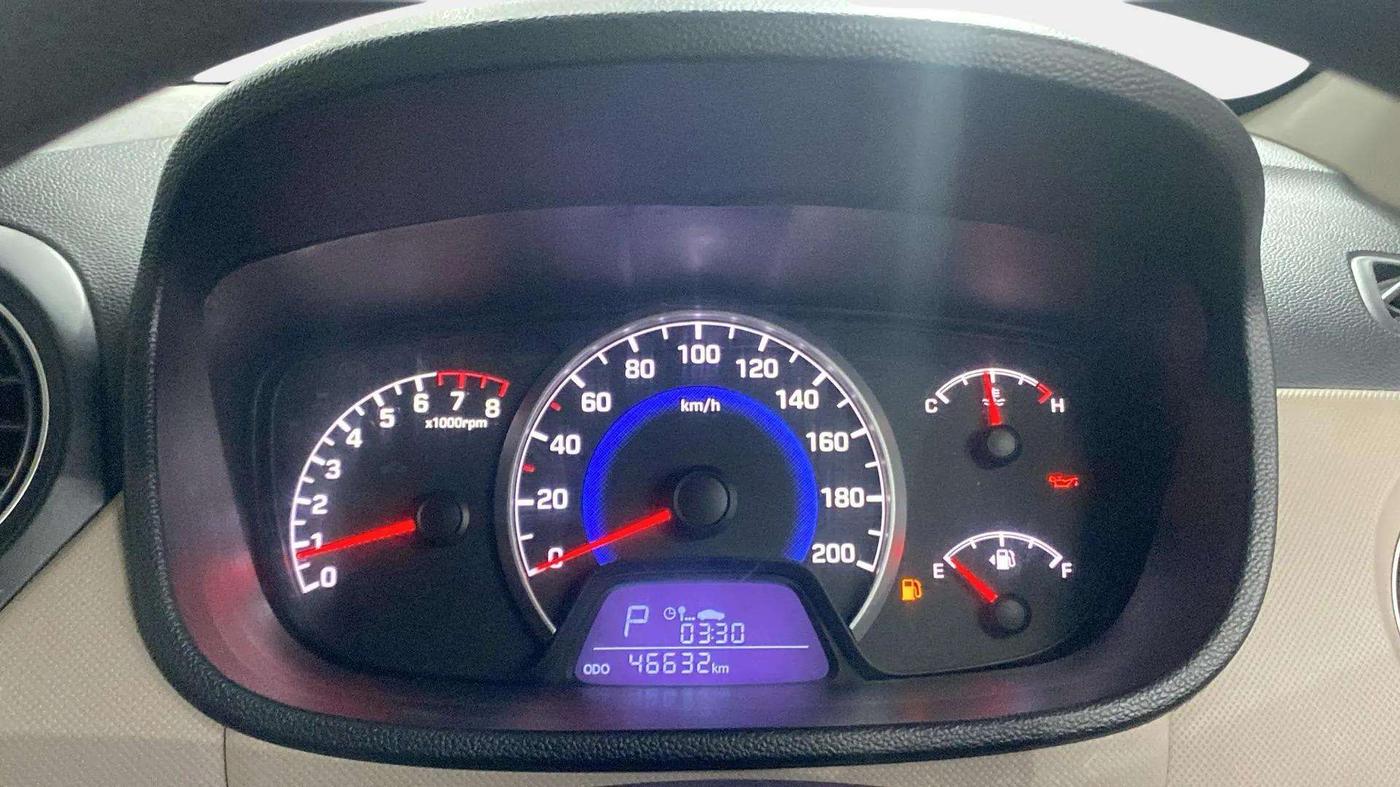 2017 Hyundai Grand i10 SPORTZ (O) AT 1.2 KAPPA VTVT, Petrol, Automatic, 46,600 km, Odometer Image