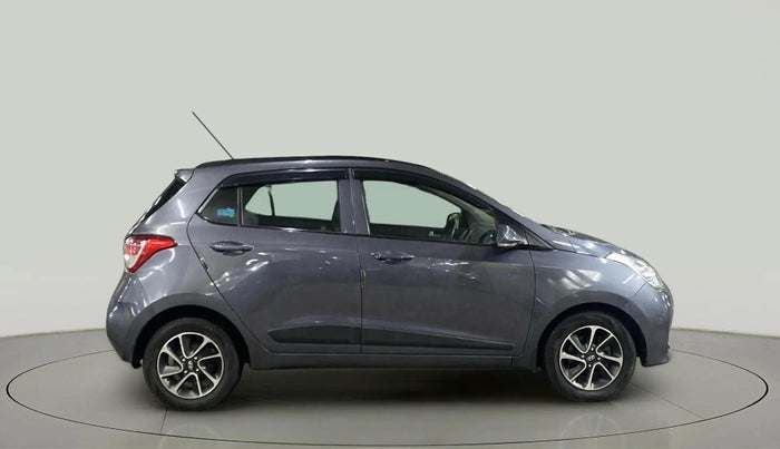 2017 Hyundai Grand i10 SPORTZ (O) AT 1.2 KAPPA VTVT, Petrol, Automatic, 46,600 km, Right Side View