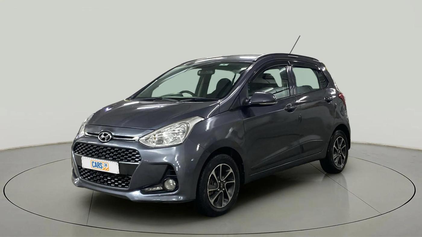 2017 Hyundai Grand i10 SPORTZ (O) AT 1.2 KAPPA VTVT, Petrol, Automatic, 46,600 km, Left Front Diagonal