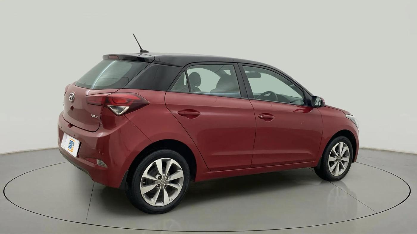 2017 Hyundai Elite i20 ASTA 1.2 DUAL TONE, Petrol, Manual, 42,975 km, Right Back Diagonal
