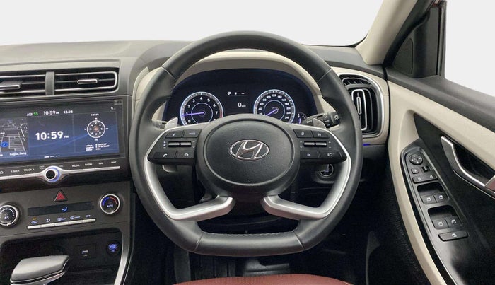 2020 Hyundai Creta SX IVT 1.5 PETROL, Petrol, Automatic, 62,525 km, Steering Wheel Close Up