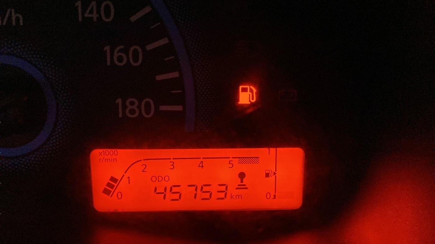 2016 Datsun Redi Go T (O), Petrol, Manual, 45,880 km, Odometer Image