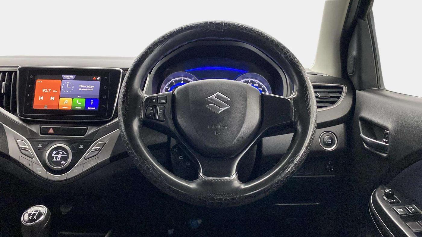 2019 Maruti Baleno ZETA PETROL 1.2, Petrol, Manual, 43,750 km, Steering Wheel Close Up