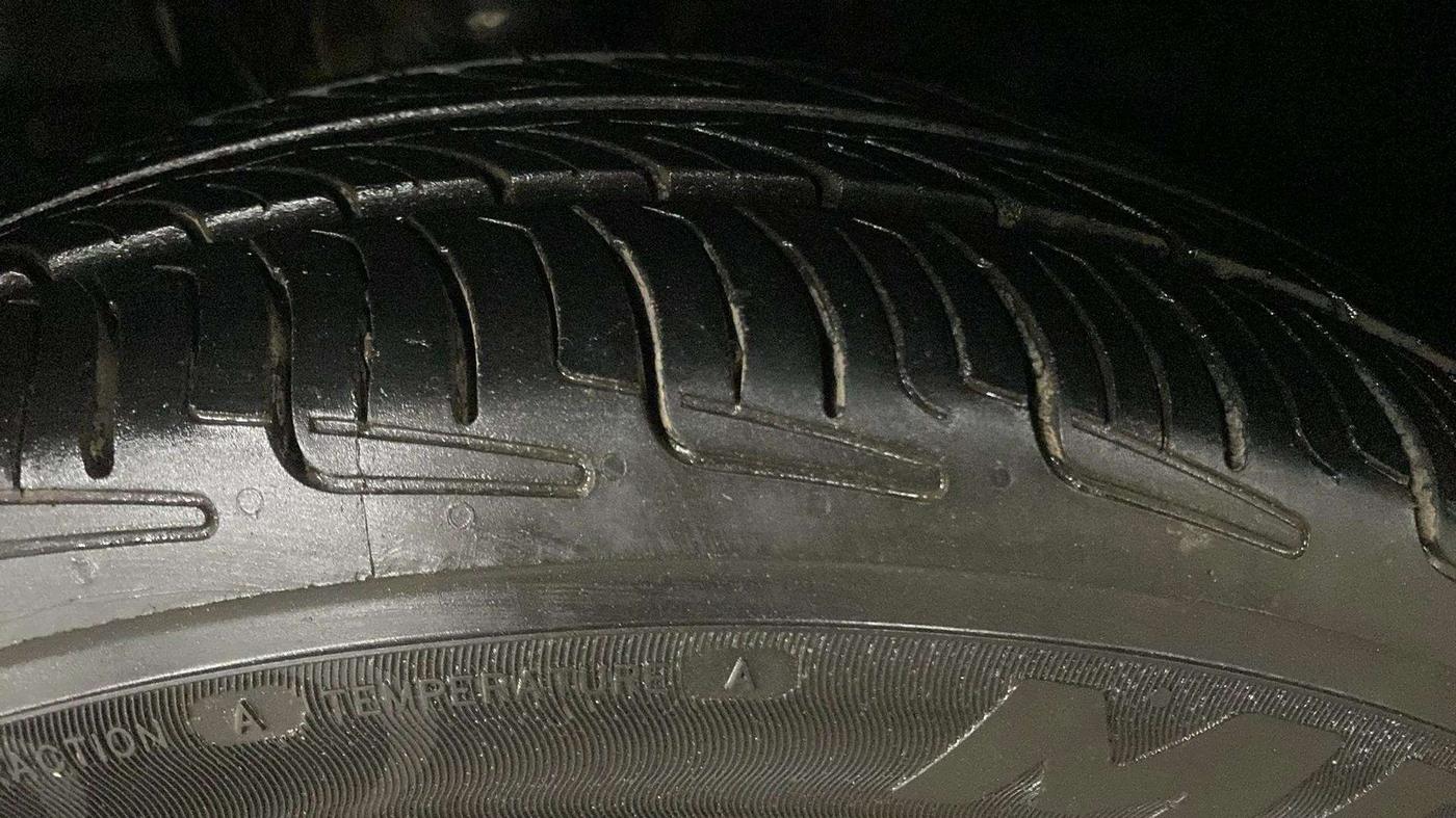2022 Tata Tiago XT CNG, CNG, Manual, 58,017 km, Left Front Tyre Tread