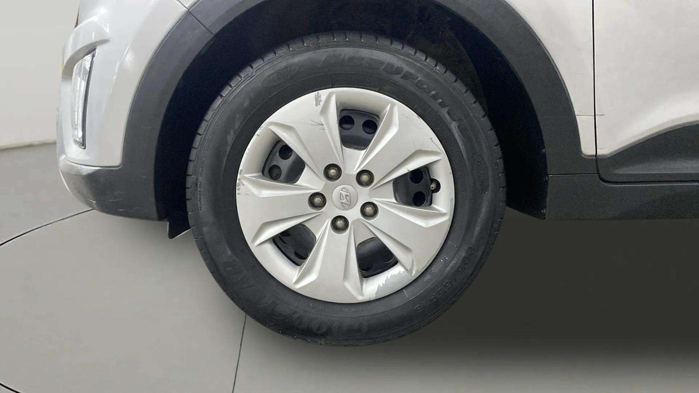2018 Hyundai Creta E PLUS 1.6 PETROL, Petrol, Manual, 74,350 km, Left Front Wheel