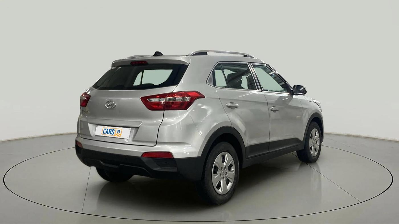 2018 Hyundai Creta E PLUS 1.6 PETROL, Petrol, Manual, 74,350 km, Right Back Diagonal