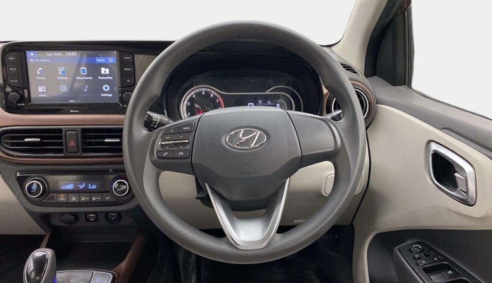 2020 Hyundai AURA SX PLUS 1.2 AMT, Petrol, Automatic, 35,465 km, Steering Wheel Close Up