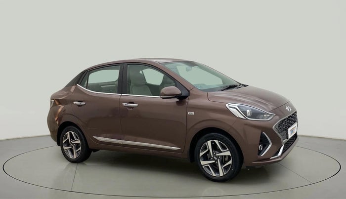 2020 Hyundai AURA SX PLUS 1.2 AMT, Petrol, Automatic, 35,465 km, Right Front Diagonal