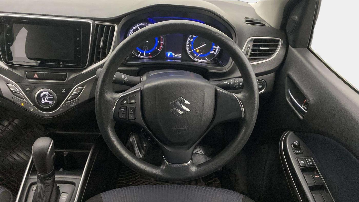 2021 Maruti Baleno ZETA CVT PETROL 1.2, Petrol, Automatic, 20,245 km, Steering Wheel Close Up