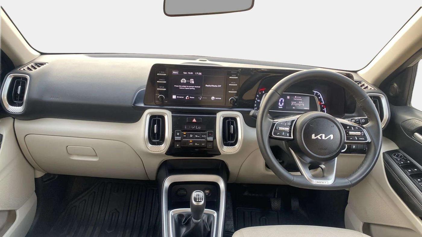 2023 KIA SONET HTX 1.0 IMT, Petrol, Manual, 14,677 km, Dashboard
