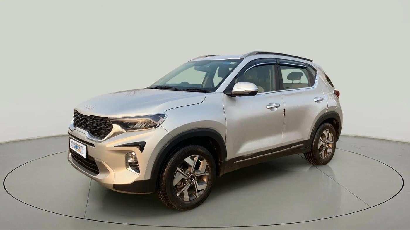 2023 KIA SONET HTX 1.0 IMT, Petrol, Manual, 14,677 km, Left Front Diagonal