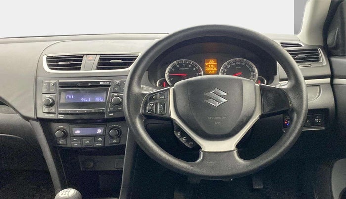2015 Maruti Swift ZXI, CNG, Manual, 1,02,492 km, Steering Wheel Close Up