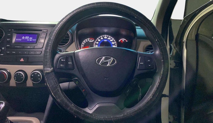 2015 Hyundai Grand i10 SPORTZ 1.2 KAPPA VTVT, Petrol, Manual, 67,931 km, Steering Wheel Close Up