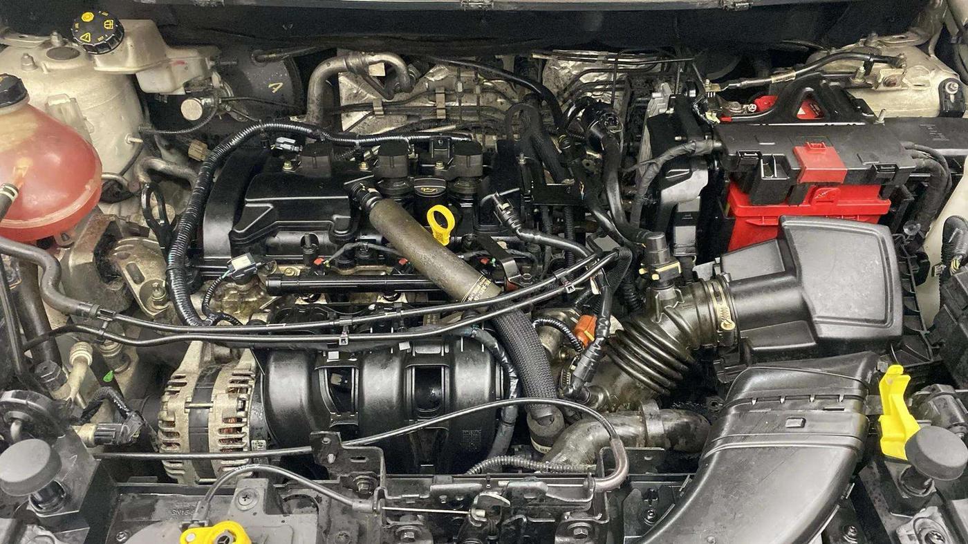 2019 Ford Ecosport TITANIUM + 1.5L PETROL AT, Petrol, Automatic, 31,992 km, Engine View
