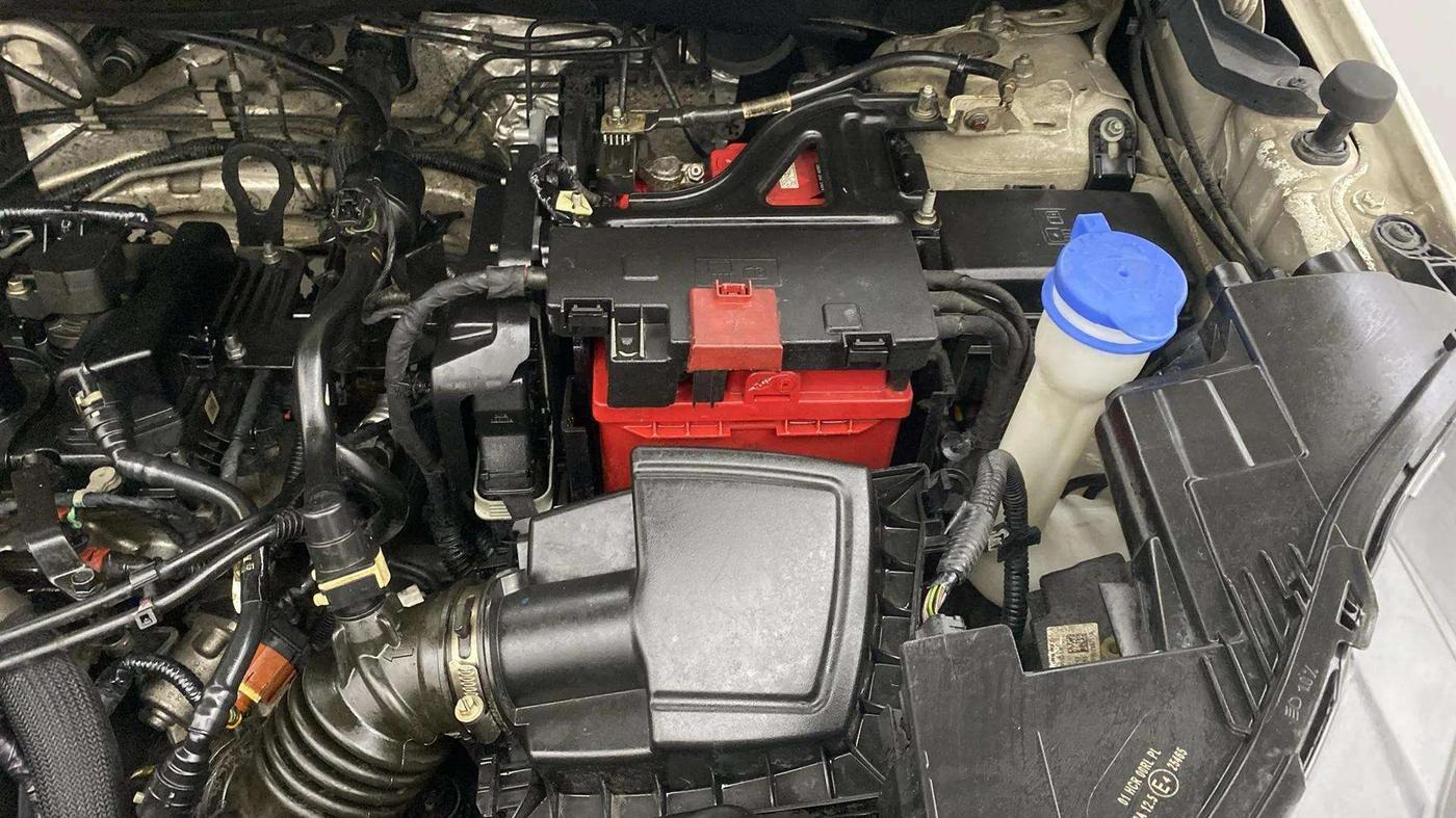 2019 Ford Ecosport TITANIUM + 1.5L PETROL AT, Petrol, Automatic, 31,992 km, Engine View - Left