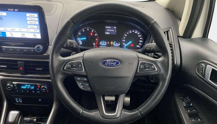 2019 Ford Ecosport TITANIUM + 1.5L PETROL AT, Petrol, Automatic, 31,992 km, Steering Wheel Close Up