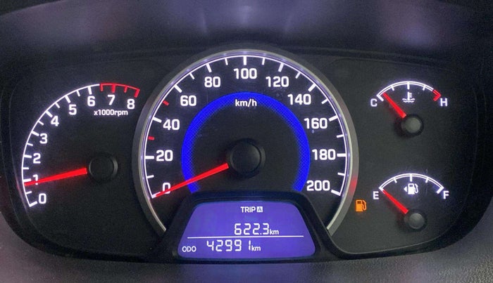 2017 Hyundai Grand i10 ASTA 1.2 KAPPA VTVT, Petrol, Manual, 42,990 km, Odometer Image