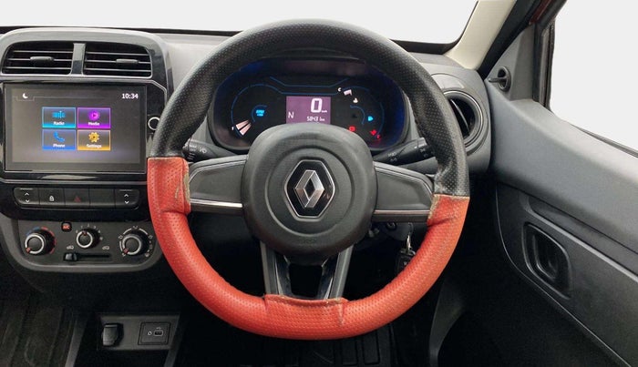 2021 Renault Kwid RXT 1.0 AMT (O), Petrol, Automatic, 58,410 km, Steering Wheel Close Up
