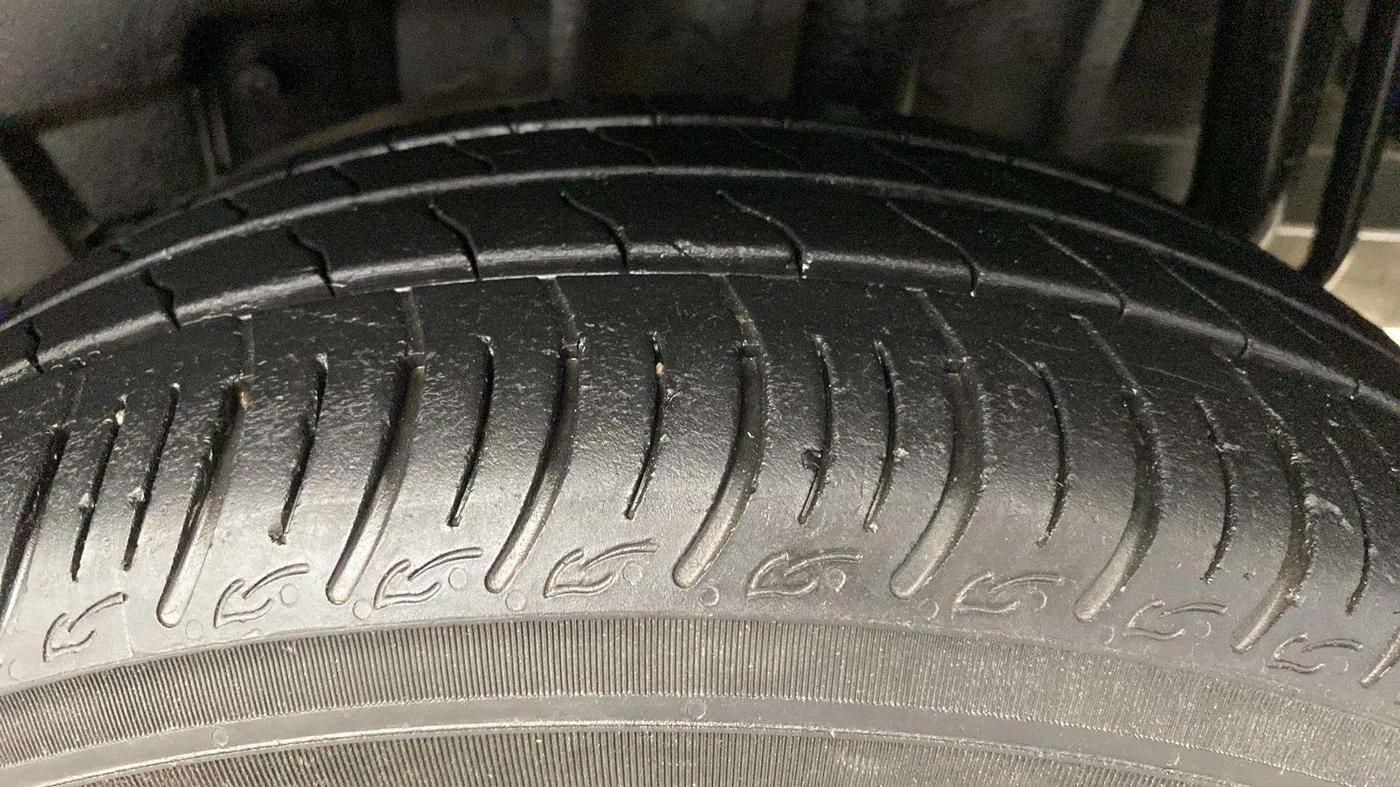2023 Tata TIGOR XZ CNG, CNG, Manual, 15,812 km, Left Rear Tyre Tread