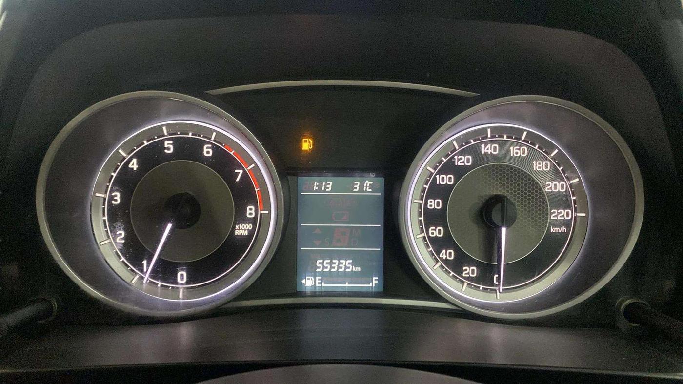 2019 Maruti Dzire ZXI, Petrol, Manual, 55,304 km, Odometer Image