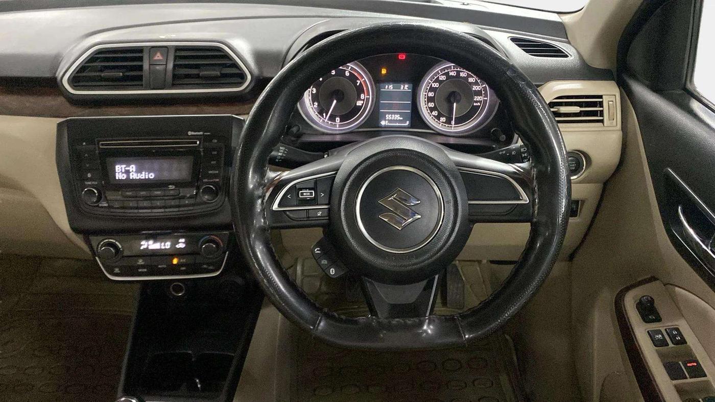 2019 Maruti Dzire ZXI, Petrol, Manual, 55,304 km, Steering Wheel Close Up