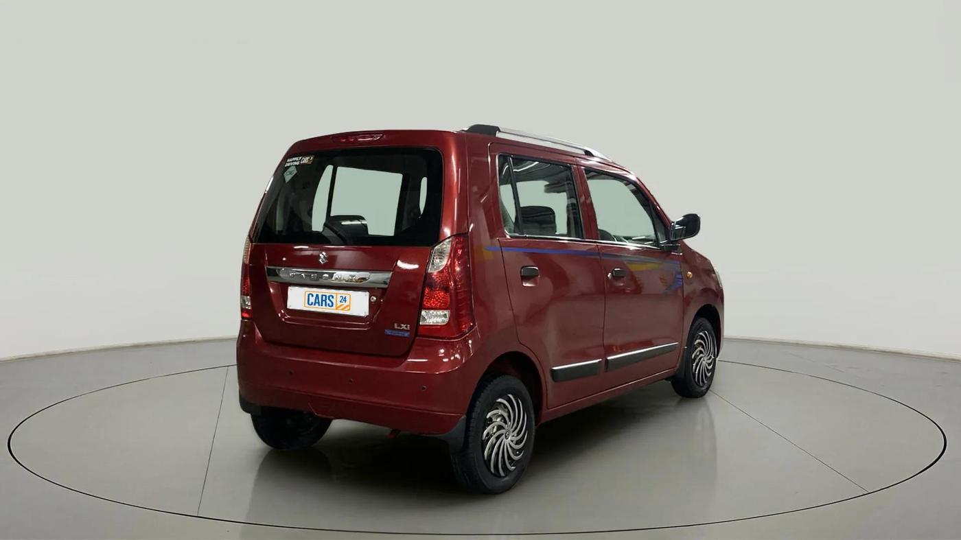 2014 Maruti Wagon R 1.0 LXI CNG, CNG, Manual, 62,851 km, Right Back Diagonal