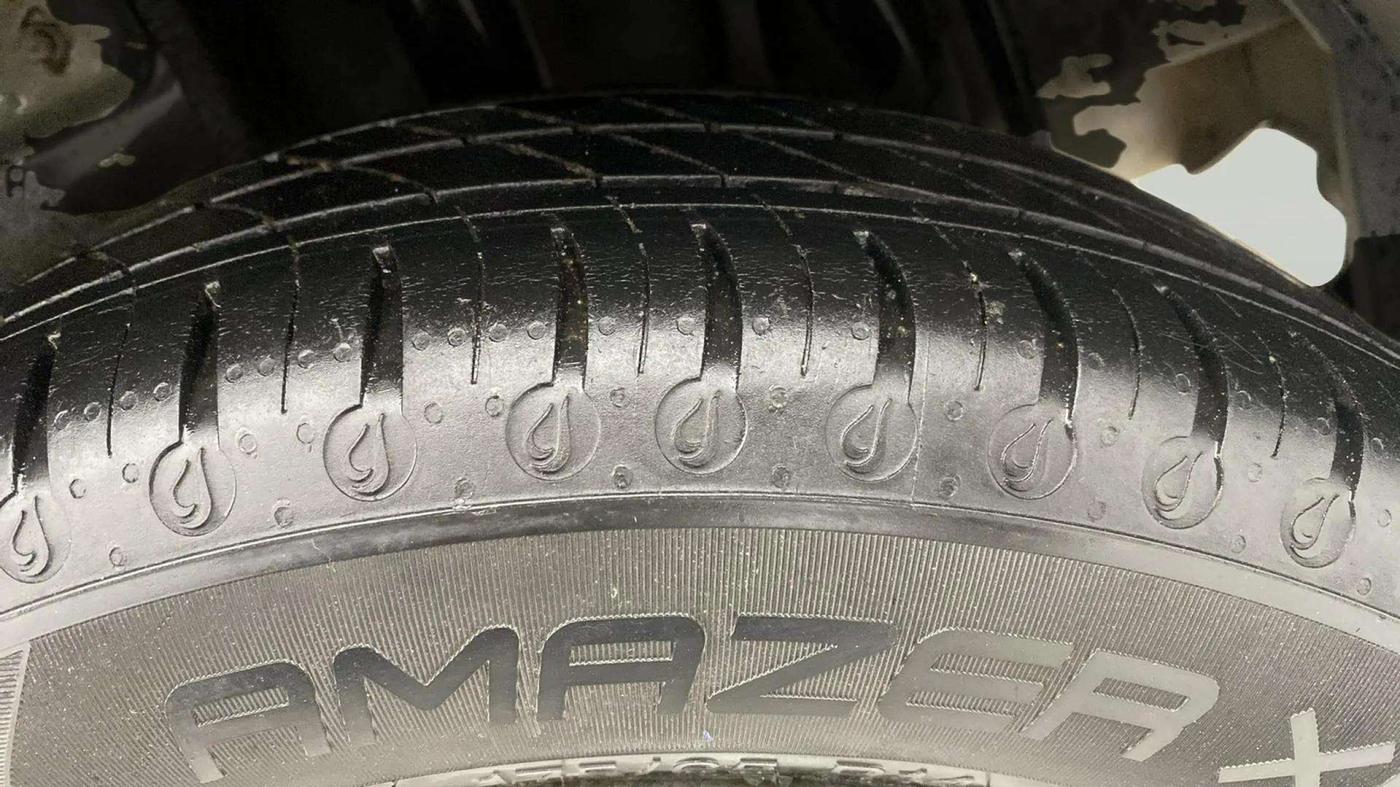 2022 Tata Tiago XTA PETROL, Petrol, Automatic, 42,454 km, Left Rear Tyre Tread